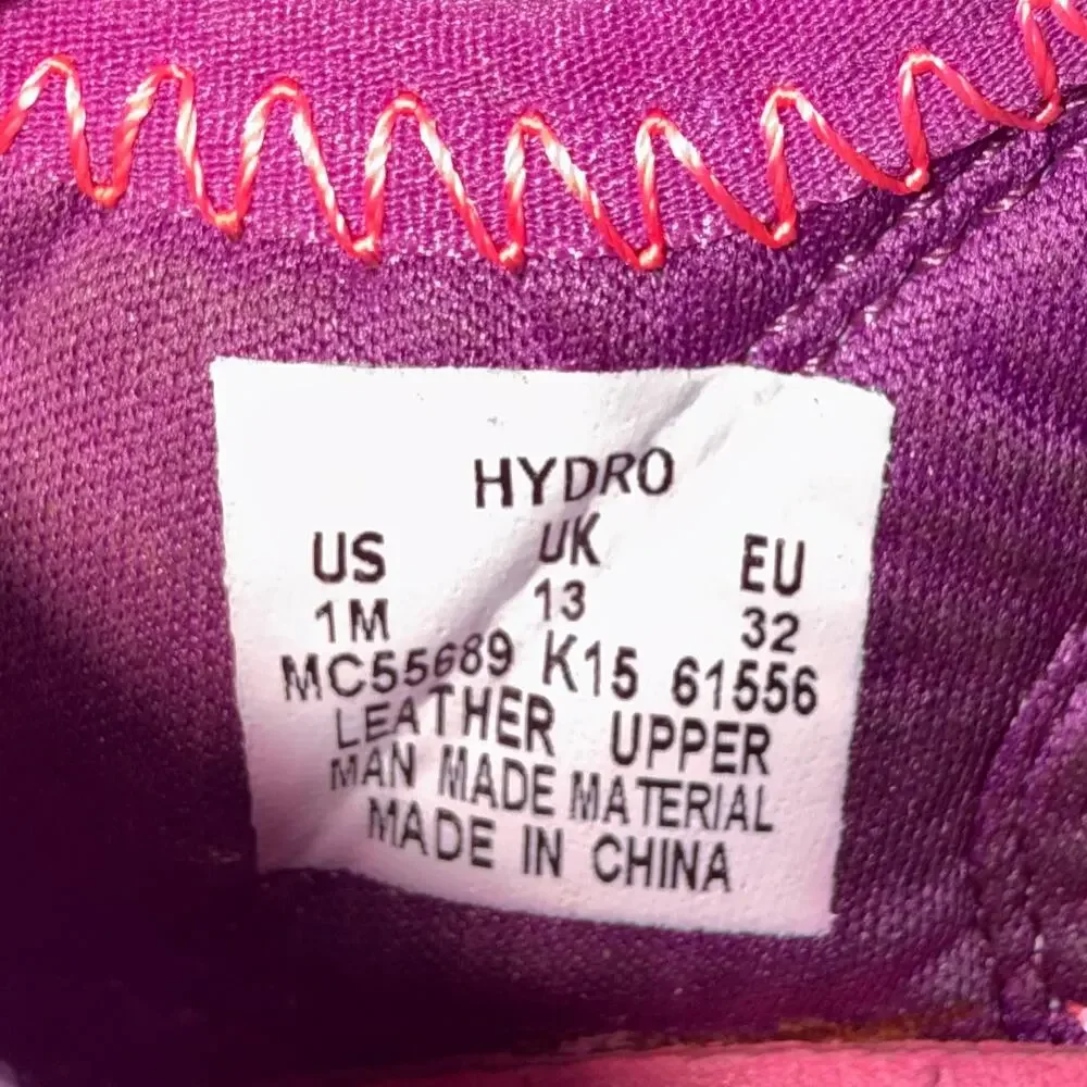 Merrell Hydro Kids Closed Toe Hiking Water Sandals Pink Purple Size 1Y